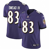 Nike Men & Women & Youth Ravens 83 Willie Snead IV Purple NFL Vapor Untouchable Limited Jersey,baseball caps,new era cap wholesale,wholesale hats